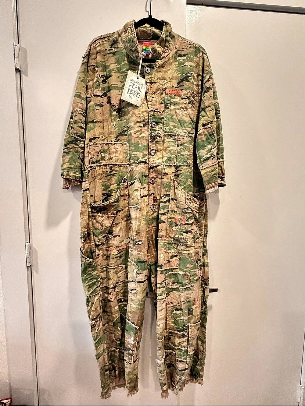 Magnolia Pearl Romeo Coveralls Camo Jumpsuit